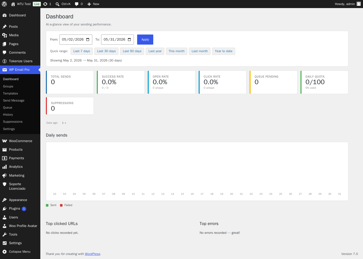 WP Email Pro - SMTP profesional, envíos masivos y tracking para WordPress - Imagen 3