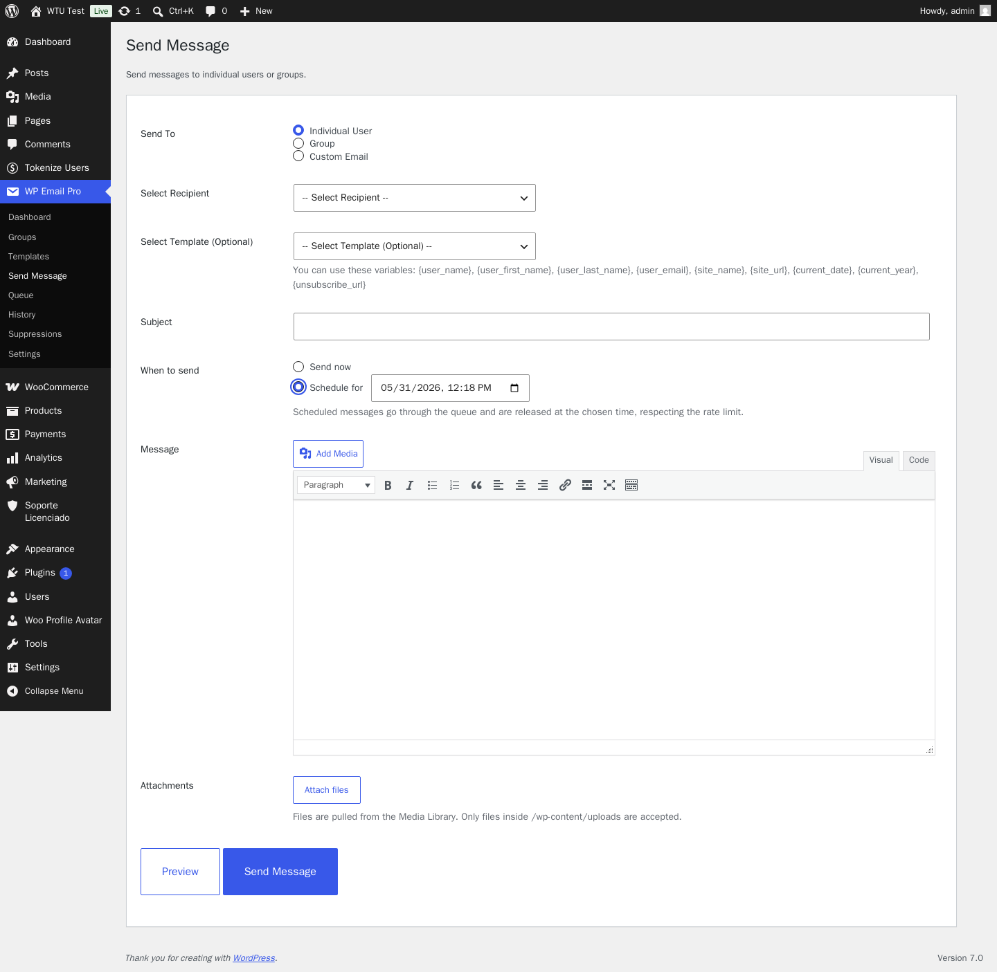 WP Email Pro - SMTP profesional, envíos masivos y tracking para WordPress - Imagen 11