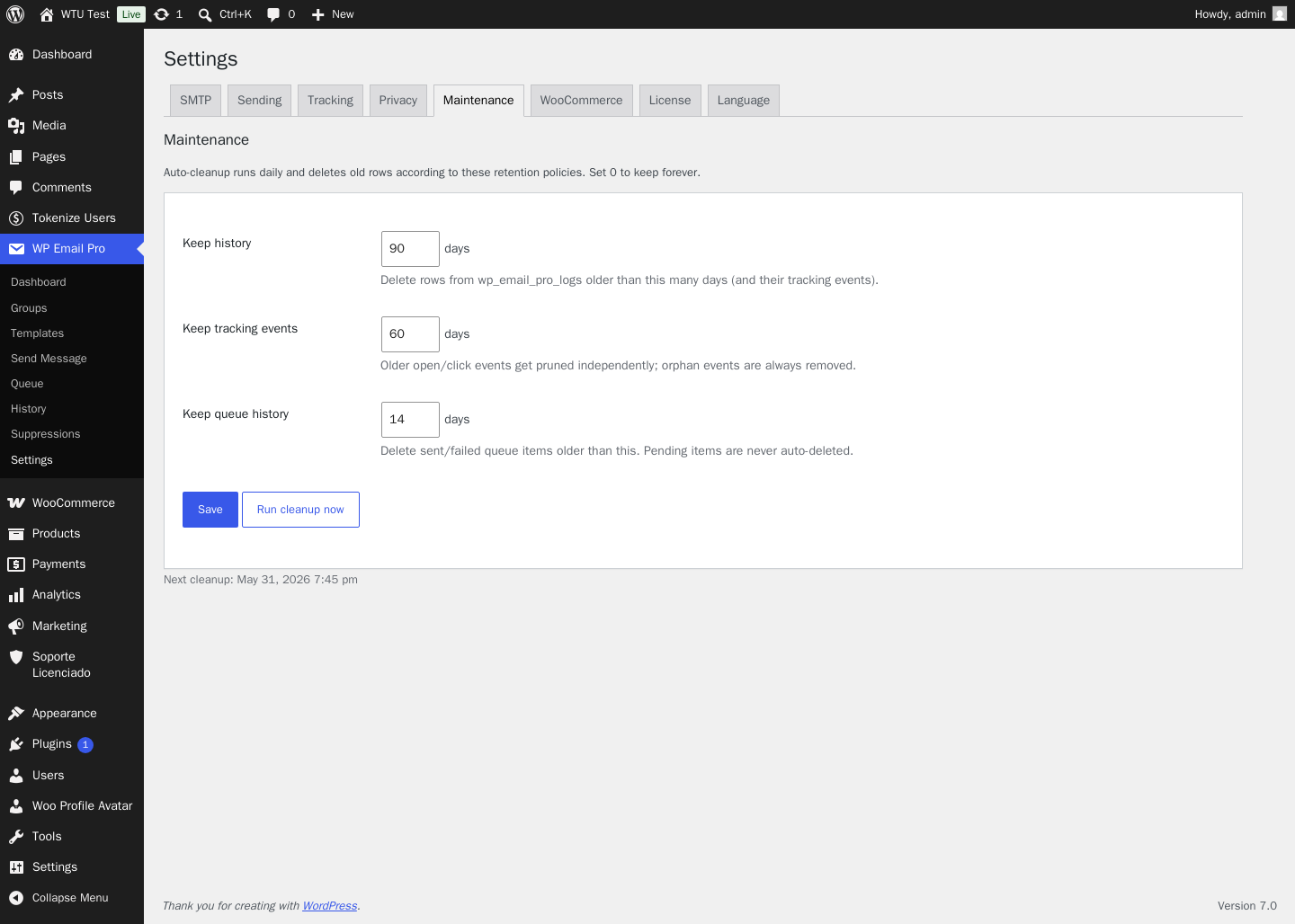 WP Email Pro - SMTP profesional, envíos masivos y tracking para WordPress - Imagen 21