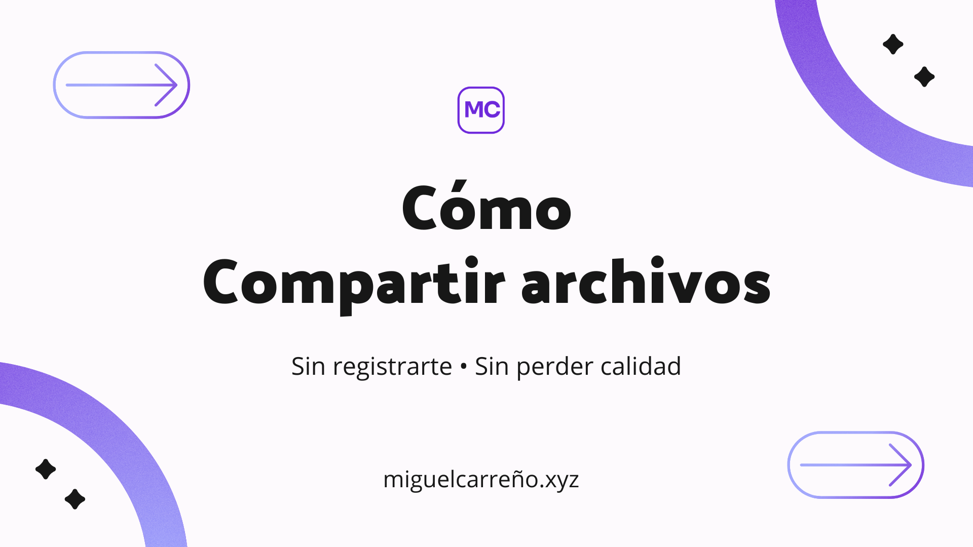 Lee más sobre el artículo Cómo compartir archivos sin registrarte