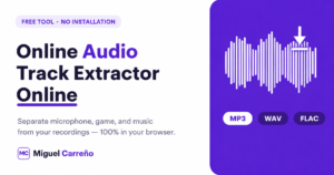 Read more about the article Online Audio Track Extractor: separates audio from your videos without uploading anything to the internet