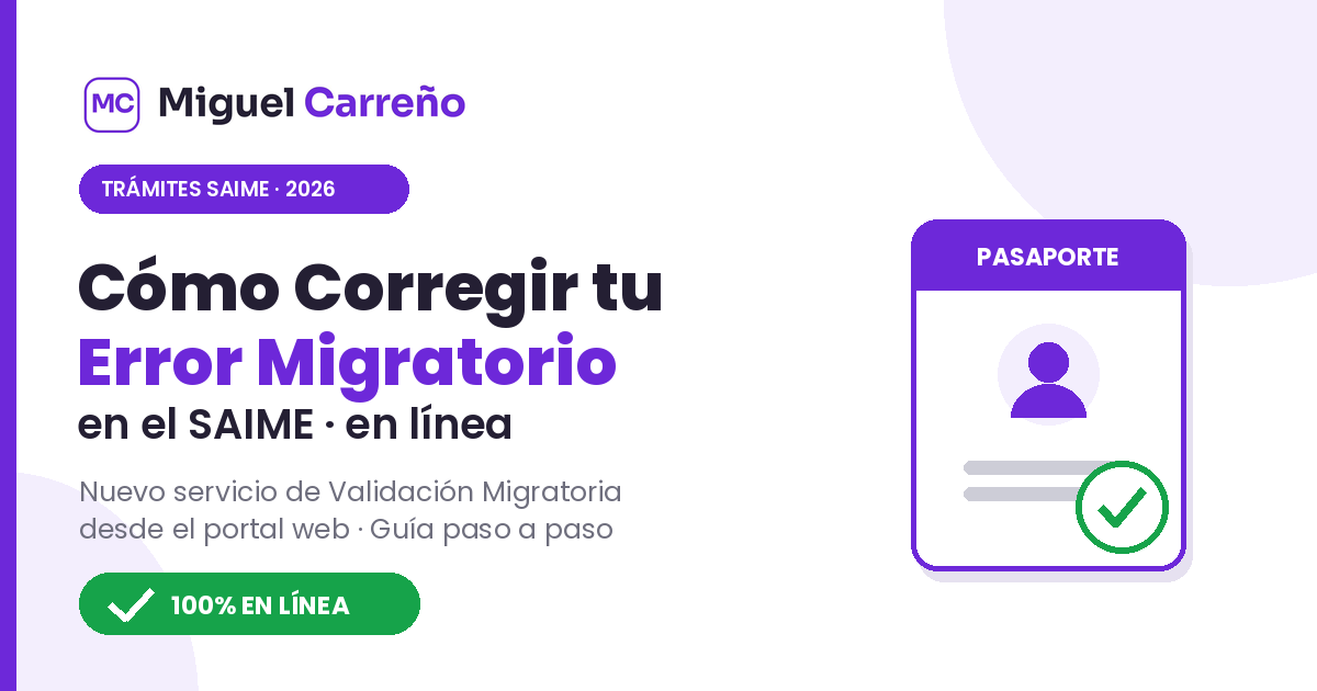 Lee más sobre el artículo Error Migratorio en el SAIME Venezolano